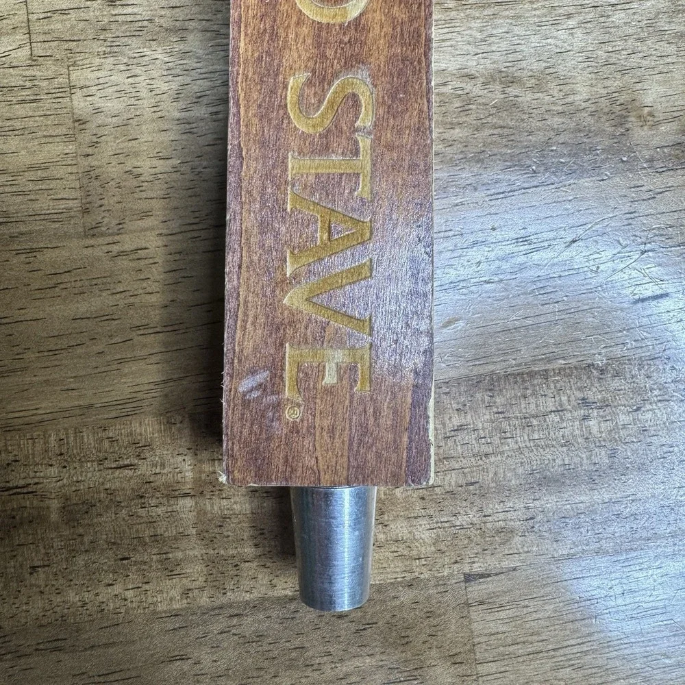 Crooked Stave Brewery Beer Tap Handle Wooden Craft Draft Tap Bar Decor